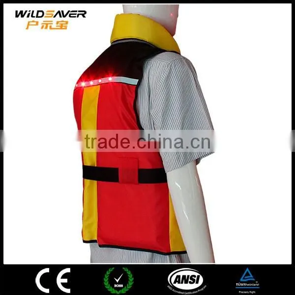 Custom Waterproof Safety Light Flash LED Swimming Life Jacket Personal Flotation Device photo-3