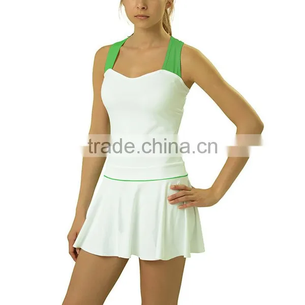 Hot Sale Custom Ladies Tennis Clothes Fitness & Body Building Tennis Dresses Cheap photo-2