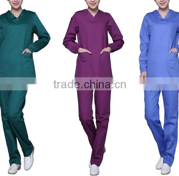 New Style Hospital Uniform Cotton Nurse Uniform Fabric for Sale photo-3