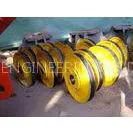 Custom Alloy Steel Port Crane Parts / Crane Pulley For Offshore Crane Parts