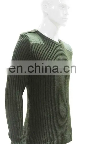 New Arrival Military Men and Women Sweater Army Pullover With 100% Wool photo-4