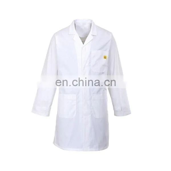 Electronics ESD Fabric Dust Prevention Garments for Production Line ESD Antistatic Clothes photo-5