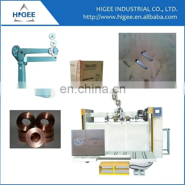 Corrugated carton box stapler machine electric stitcher