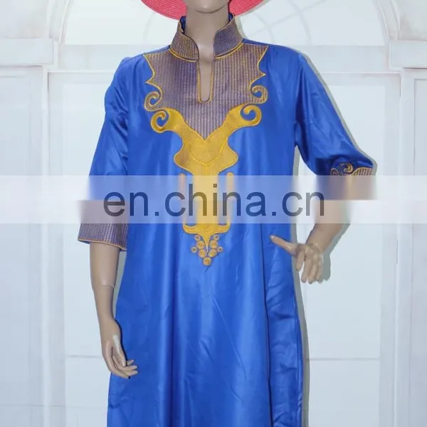 Factory Price Embroidery African Bazin Riche Clothes for Women Dresses photo-2