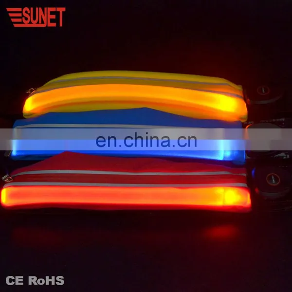 Waterproof Led Flashing Safety Reflective Fanny Pack Waist Bag photo-3