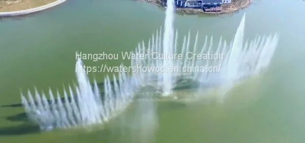 Fountain Show Musioc Dancing Fountian LED Show Fire Show in the Lake photo-2