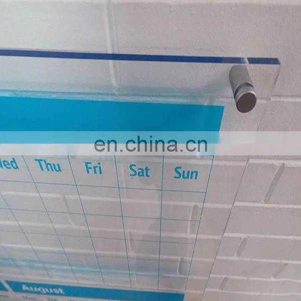 Customized and Wall-hung Acrylic Wall Calendar photo-3