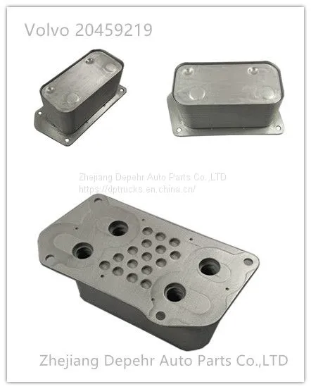 Zhejiang Depehr Heavy Duty European Tractor Cooling System Volvo Truck Aluminum Oil Cooler 20459219 photo-2