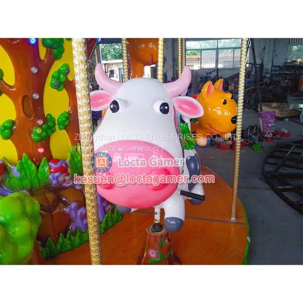Zhongshan Hot Sale, High Quality Amusement Park Equipment, Merry go Round, 12 Seats Forest Carousel, Earn Money, for Kid photo-2