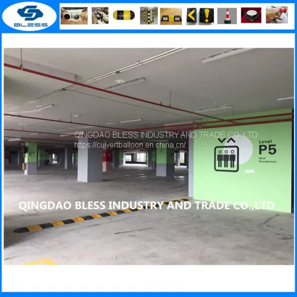 Cheap China Wholesale Recycled Rubber Speed Bump Traffic One Way Speed Breaker Rubber Striped Speed Bump & End Caps photo-3