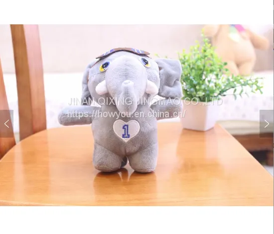 Cute Keychain Plush Toy Elephant Tiny Custom Little Doll photo-2