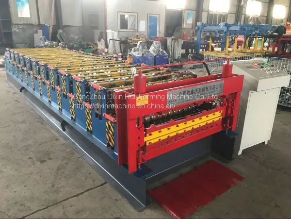 Kenya 836-840 Corrugated Steel Roofing Double Layer Sheet Roll Forming Machine photo-5