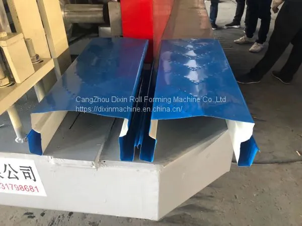 New Design Customized Metal Seamless Rain Gutter Cold Roll Forming Machine photo-2