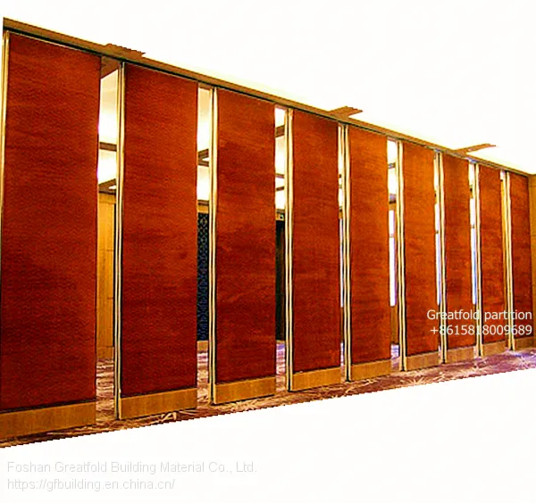 Room Partition Walls Folding Office Soundproof Acoustic Screen Hanging Style Melamine Board Operate Walls Folding Foldable Hotel Walls Room Partitions photo-5