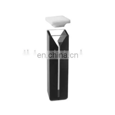 Cuvette UV Quartz Q-135 ES Quartz Glass 2.1ml Volume Cheap Micro Cell With Black Walls and With Lid photo-2