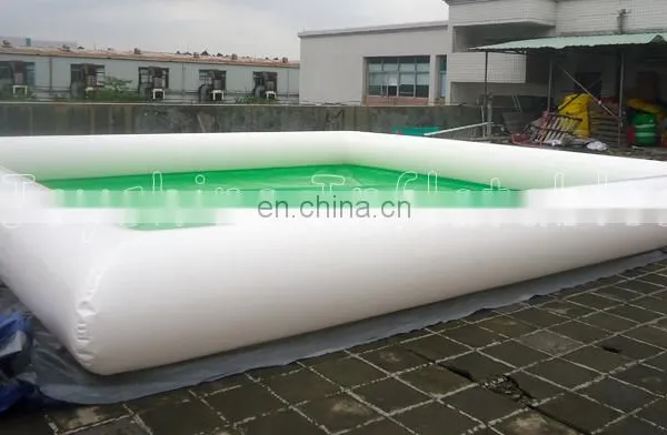 10m x 6m Large White Green Inflatable Above Ground Swimming Pool Water Play Equipment For Kids and Adults photo-3