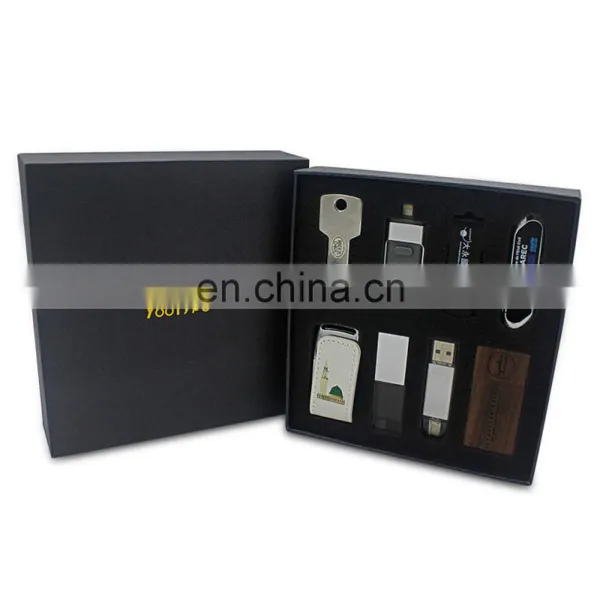2019 Hot Selling 8pcs Christmas Gift Promotion Set Metal Plastic Usb Flash Drive Free Sample photo-2