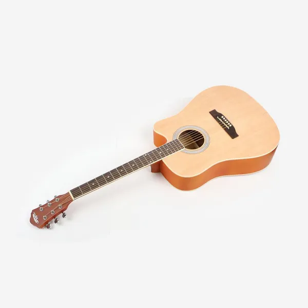 Acoustic Guitar 41 Inch Dreadnought Wholesale HS-4140 Caravan Music Basswood Guitar Export photo-2