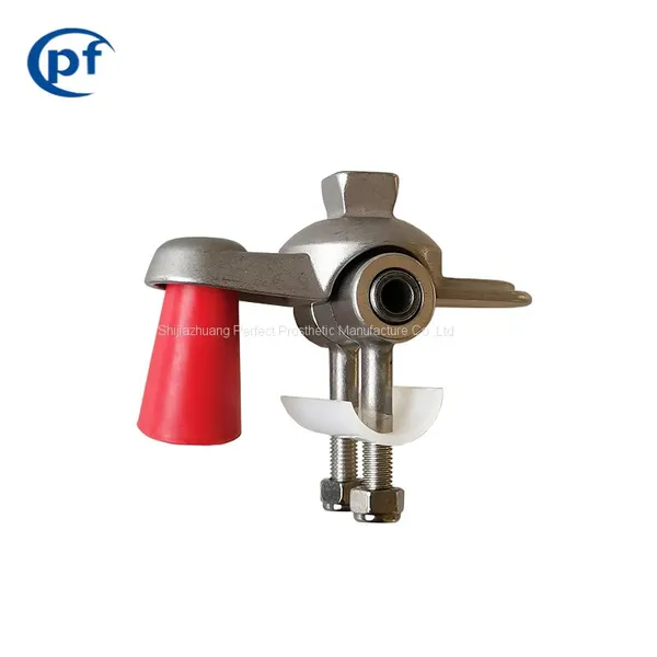 Medical Prosthetic Leg Parts, Artificial Limbs Double Axis Foot Adaptor photo-2