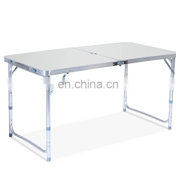 Household Plastic Adjustable Height Folding Table Legs Super Light Folding Camping Table Bbq Table and Chair Set photo-2