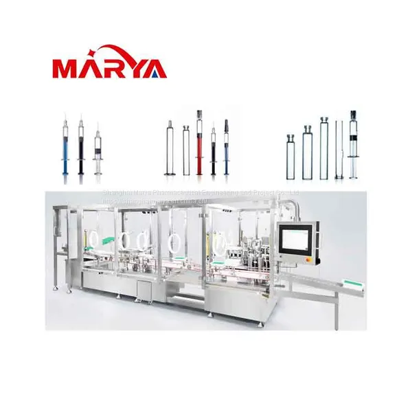 Marya China Supplier Pharmaceutical Machinery Aseptic Pre-filling And Sealing Syringe Machine With High Precision