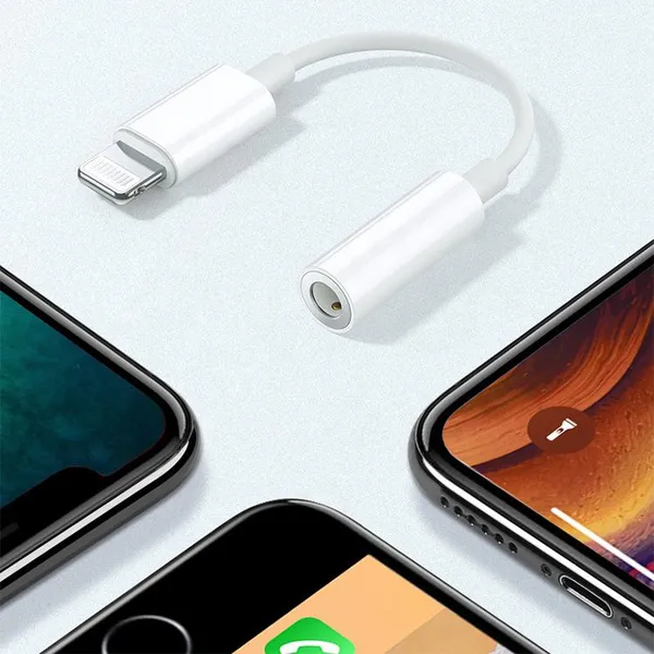 Light-Ning To Dual 35Mm Cheap For Iphone Headphone Jack Adapter photo-5
