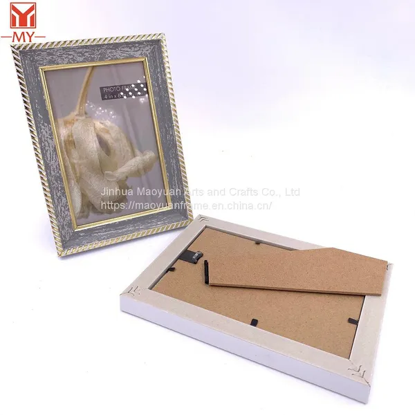 Wholesale 5x7 Inch PS Plastic Photo Frame Lace Photo Frame Desk for Living Room Decoration photo-4