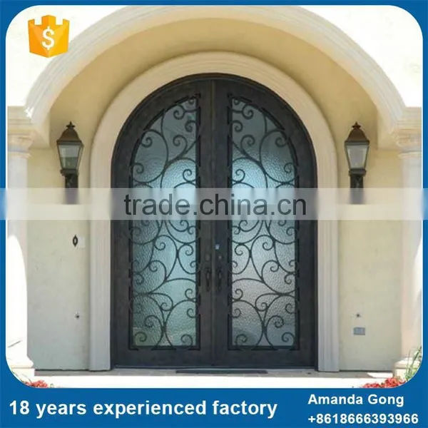 Promotional For Front Single Door Security Iron Gate Designs photo-2