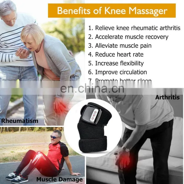Knee Joint Pain Relief Massager Arthritis Physiotherapy Heat Vibration photo-4