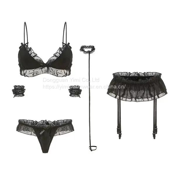 Ladies Hot Sexy Lace Bra Set photo-2