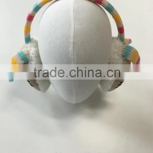 Winter Ear Muff for Children Personalized Ear Muffs Knitted Cozy Ear Muff Cute Animal Pattern photo-2