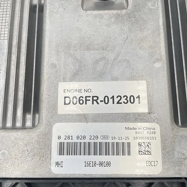 Electronic Control Unit ECU ECM for SANY SY245 SY265 Excavator D06FR-012301 Engine Spare Parts Ecu Card for Sany Crane photo-5