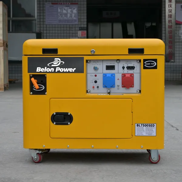 Portable 6KW Dual Power Silent Petrol Generator Electric/Recoil Start Low Noise 68dB photo-2