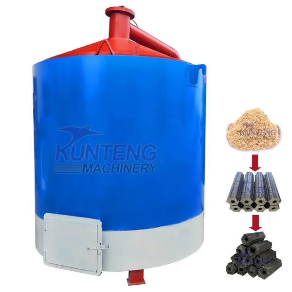 Flammable Rice Husk Charcoal Making Machine Sawdust Charcoal Stick Carbonization Furnace Sawdust Carbonizer EPC