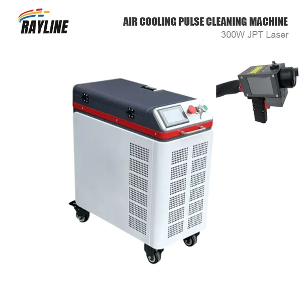 RA LC Series Cabinet Laser Cleaning Machine Air Cooled Pulse Handheld Rust Remover For Metal Steel Aluminum photo-3