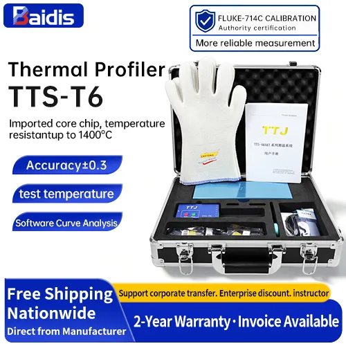 TTJ Thermal Profiler, High Temperature Resistant, Professional Temperature Tracker for SMT Reflow Oven & Wave SolderingTTS-X9 photo-3