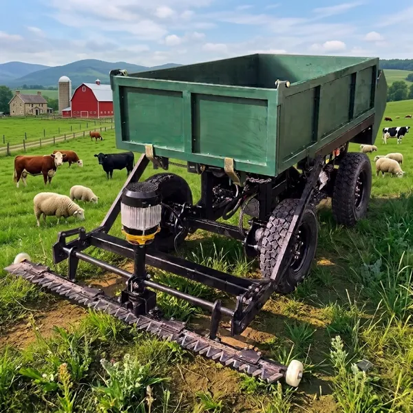 Remote Control Rough Terrain Grass Cutter With Reciprocating Blade System for Farm and Orchard Use
