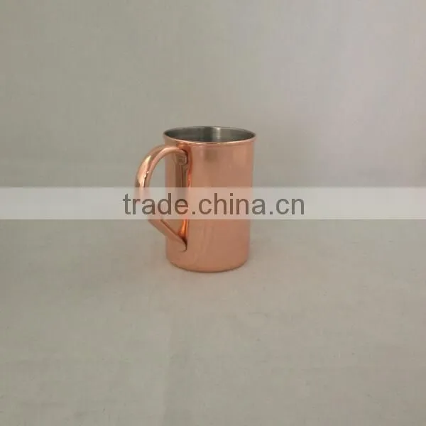 Moscow Mule 100% Pure Copper Mug 16 Ounce With Wooden Gift Box photo-2