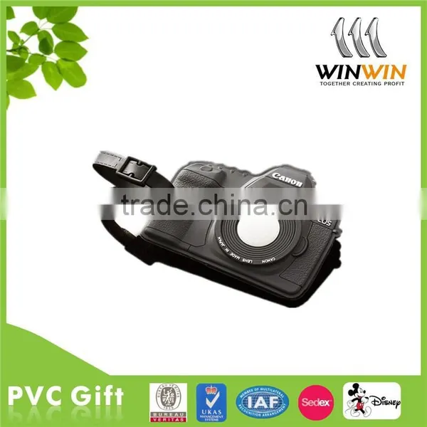 Eco-friendly Camera Shape Soft PVC Luggage Tag/new Style photo-3