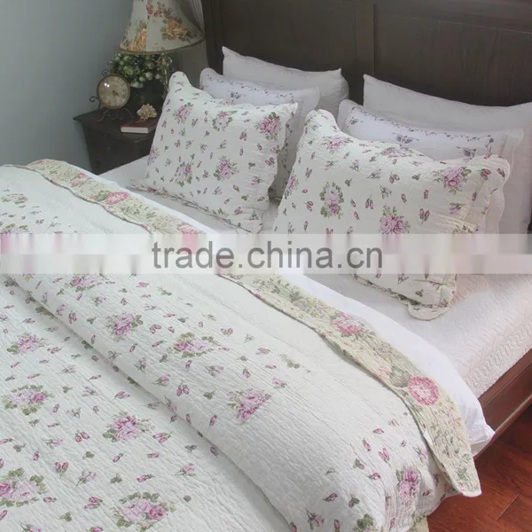 Summer Victoria Flora Quilt ,100% Cotton photo-5