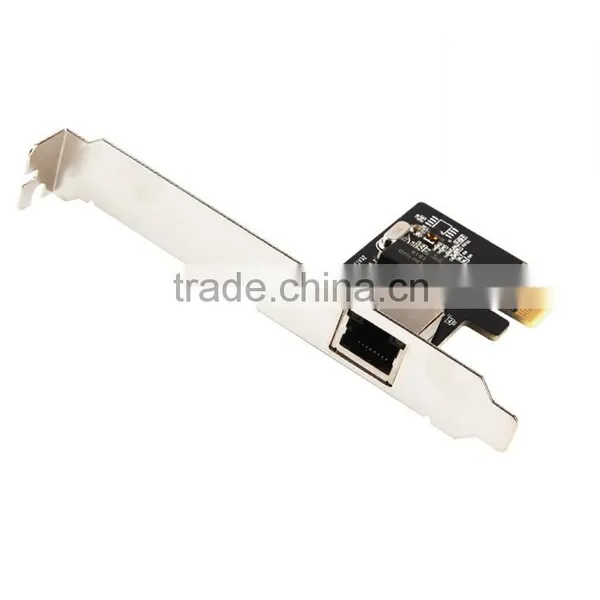 PCI-Express Gigabit Ethernet Controller Card, RTL8111 Chipset, support low profile bracket 10/100/1000Mbps