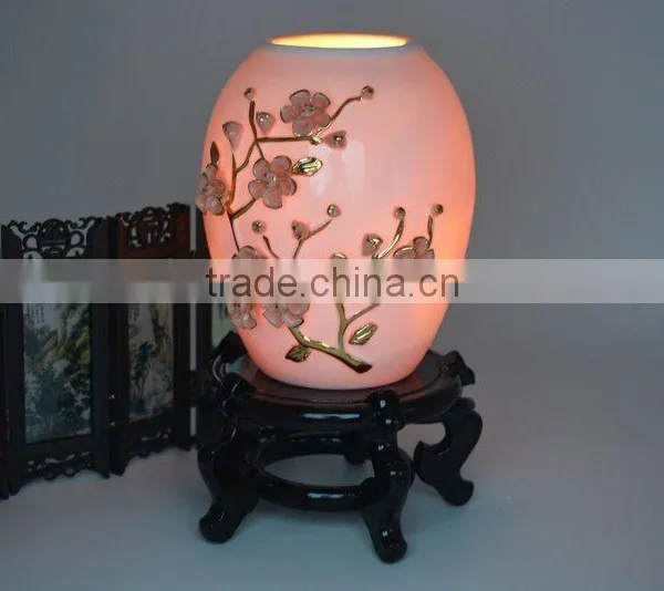 Himalayan Salt Lamp With Ceramics photo-5