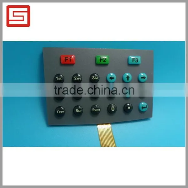 Rubber keypad with Soft line switch