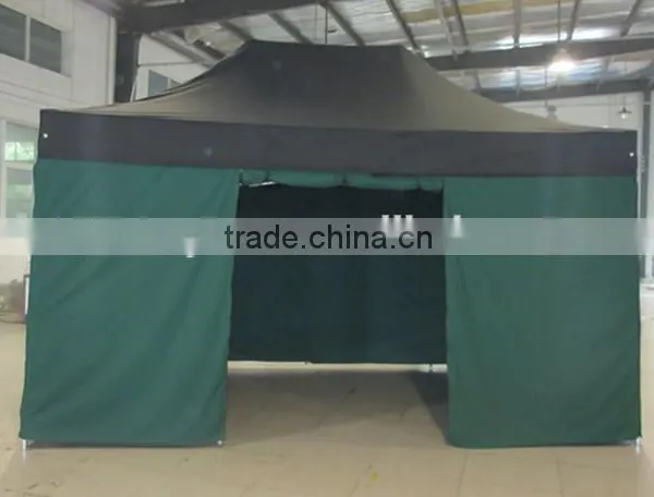 3m X4.5m Small Hexagon Folding Gazebo With Window and Door Walls photo-2