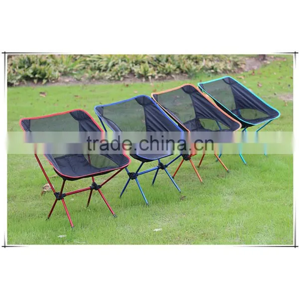 Folding Fishing Chair Yellow Red Blue Cheap Outdoor Adult Folding Half Moon Chair photo-6