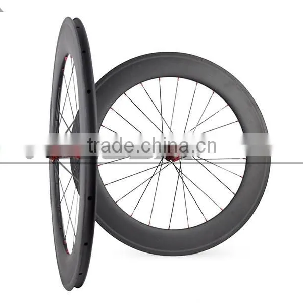 Velosa 700C 88mm Road Wheel Carbon Fiber Cycle Wheels for Road Bike Carbon Wheelset Hot Sale Novatec 271 photo-4
