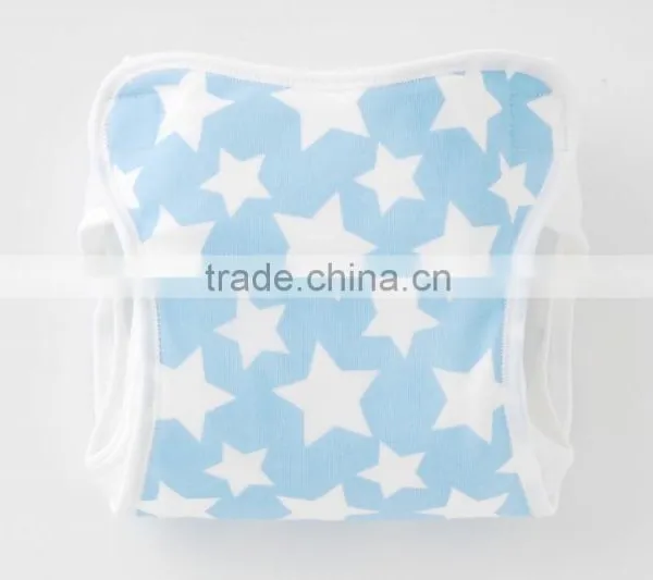 Made in Japan Products High Quality Cute Polka Dot and Star Pattern Baby Cloth Diaper Cover for Boys photo-4