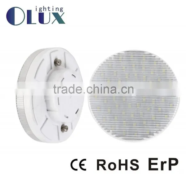 Energy Saving Light GX53 Led Lamp 120degree AC220-240V 2835SMD LED GX53 Lighting Bulb 5.5W Plastic Housing GX53 Led Bulb photo-3