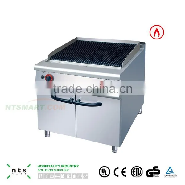 Gas Lava Rock Grill With Cabinet photo-3