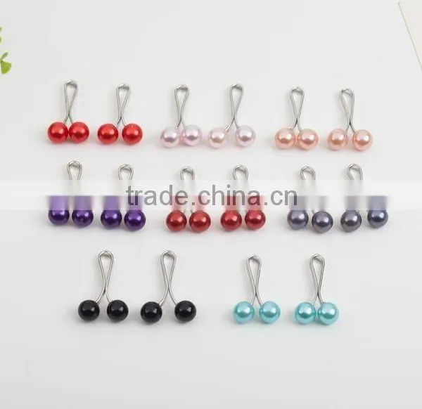 Wholesale Fashion Muslim Pearl Flat U Brooch Clip Accessoryies 2016 New Hot Design PDJ0116 photo-2